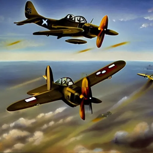 Image similar to ww 2 dogfight