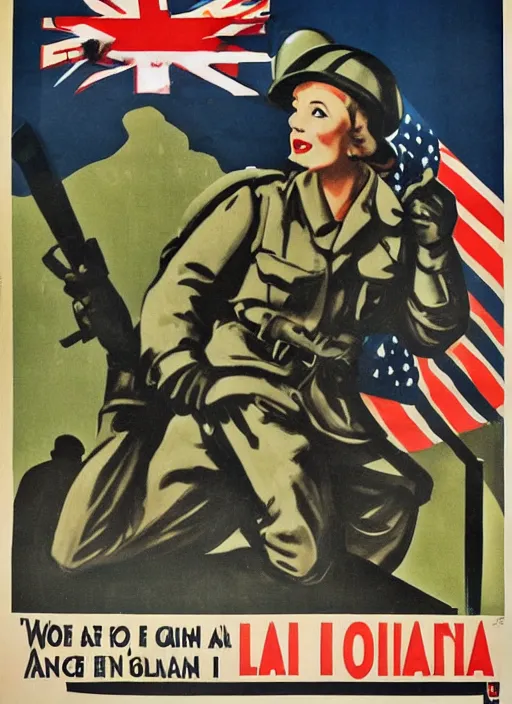 Image similar to wwii propaganda poster