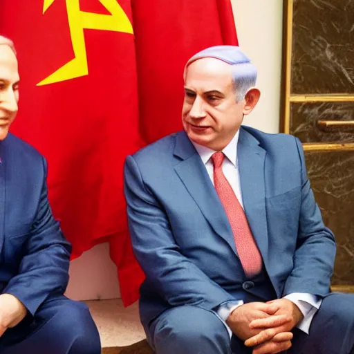 Image similar to Benjamin netanyahu as steve zissou, wes anderson, photorealistic, 8k, HD, oil painting