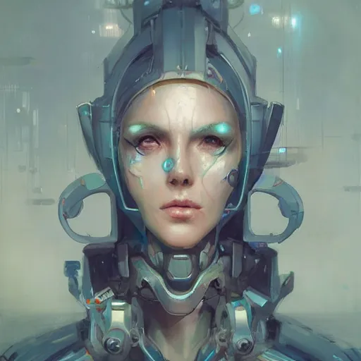 Image similar to portrait of a beautiful cybernetic hex, cyberpunk concept art by pete mohrbacher and seb mckinnon and beksinski and josan gonzales, digital art, highly detailed, intricate, sci-fi, sharp focus, Trending on Artstation HQ, deviantart, unreal engine 5, 4K UHD image