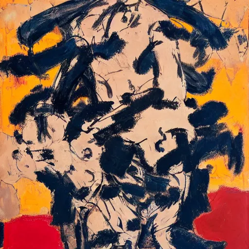 Prompt: artwork by Georg Baselitz