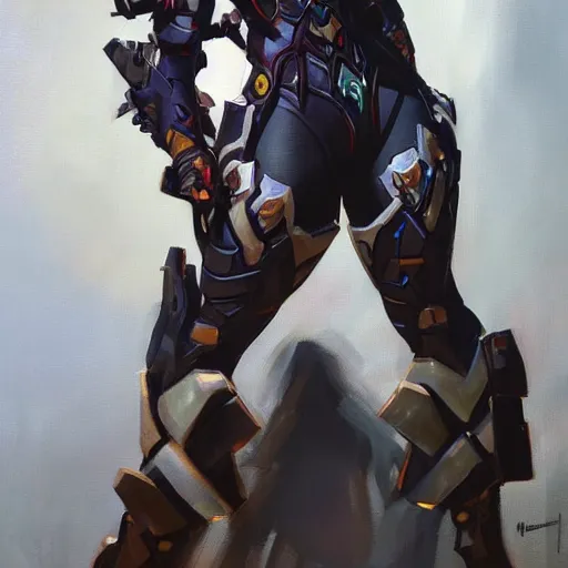 Image similar to greg manchess portrait painting of armored punisher ivy as overwatch character, medium shot, asymmetrical, profile picture, organic painting, sunny day, matte painting, bold shapes, hard edges, street art, trending on artstation, by huang guangjian and gil elvgren and sachin teng