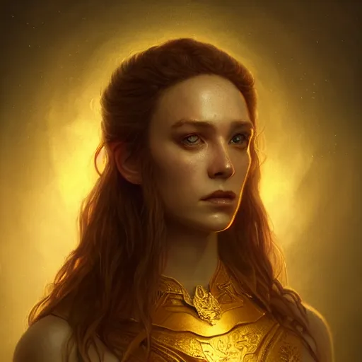 Prompt: majestic gracious regal goddess artemis portrait, ancient greece, atmospheric lighting, painted, intricate, volumetric lighting, beautiful, rich deep colours masterpiece, golden hour, sharp focus, ultra detailed, by leesha hannigan, ross tran, thierry doizon, kai carpenter, ignacio fernandez rios