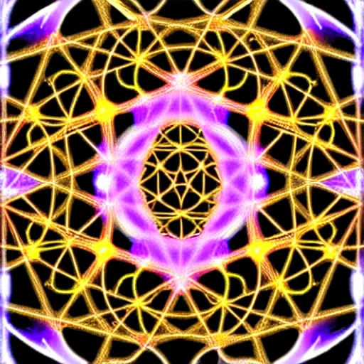 Image similar to symmetrical fractal sacral geometry.