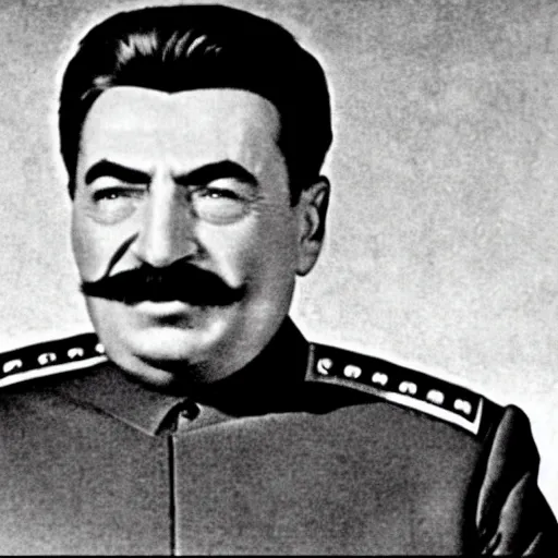 Image similar to A still of Stalin in Star Trek