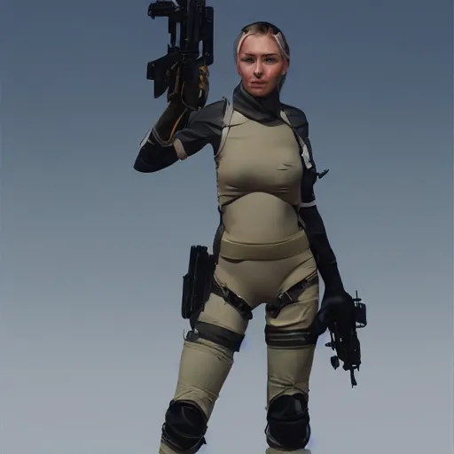 Prompt: futuristic female soldier, tactical, by mandy jurgens, dang my linh, maciej kuciara, 4 k