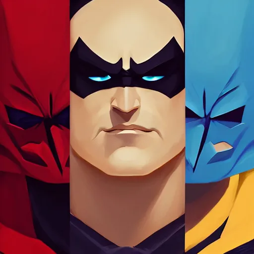 Image similar to face icon stylized minimalist batman, loftis, cory behance hd by jesper ejsing, by rhads, makoto shinkai and lois van baarle, ilya kuvshinov, rossdraws global illumination