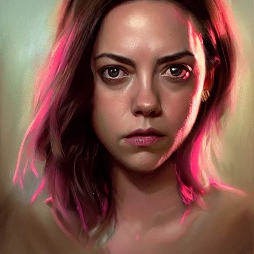 Image similar to pink petals with a a wonderful aubrey plaza and christina ricci serving chicken wings in hooters shirt, intricate, elegant, highly detailed, wonderful eyes, sweet, digital painting, artstation, concept art, smooth, sharp focus, illustration, art by artgerm and greg rutkowski and concept art