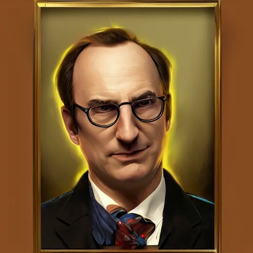 Image similar to portrait of Bob Odenkirk as Dr Eggman, elegant, intricate, headshot, highly detailed, digital painting, artstation, concept art, sharp focus, illustration, art by artgerm and greg rutkowski and alphonse mucha