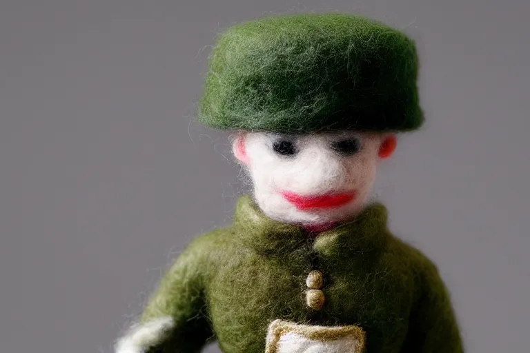 Image similar to Needle felted german soldier