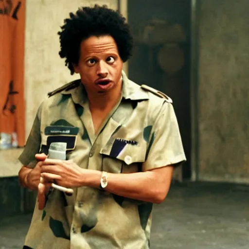 Image similar to a still of eric andre in apocalypse now