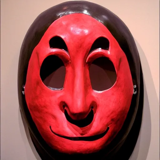 Image similar to monster mask by louise bourgeois