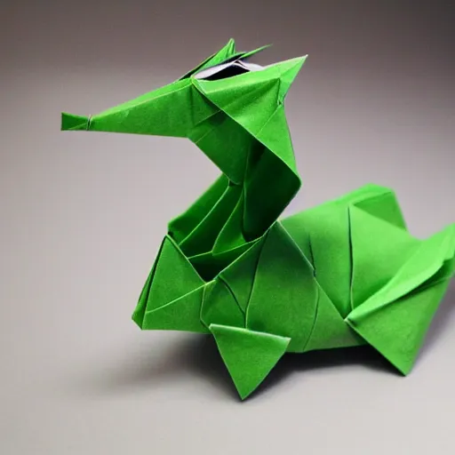 Image similar to origami dragon