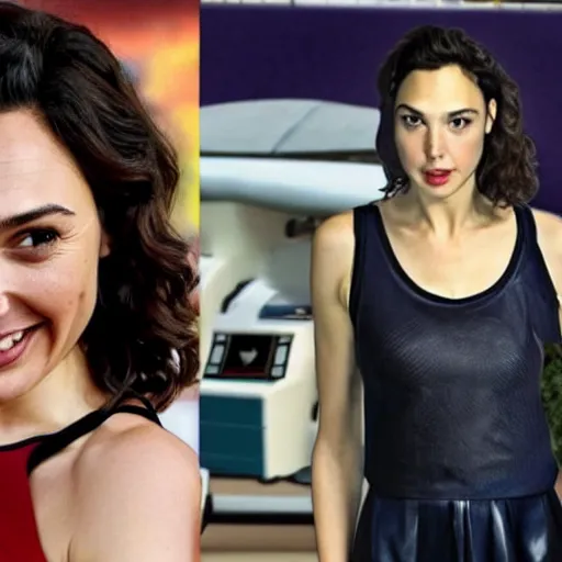 Prompt: gal gadot in the simpsons