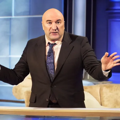 Prompt: Kevin O'Leary in Shark Tank (2016)