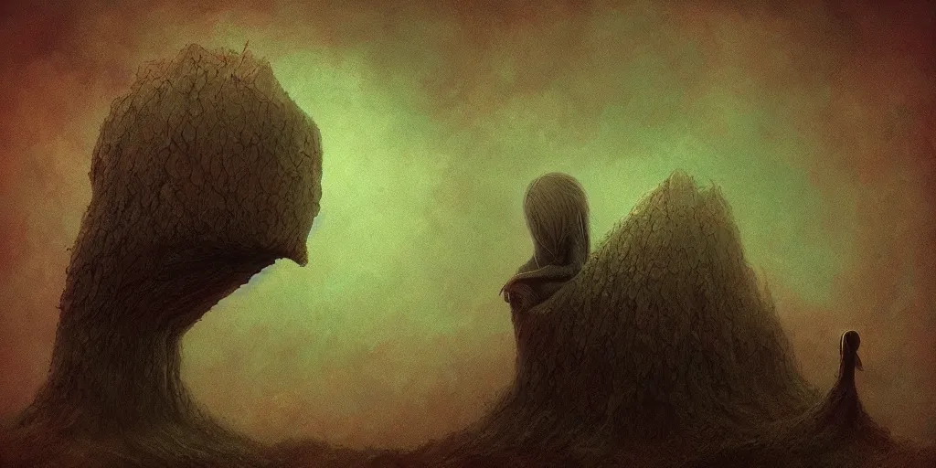 Image similar to A book of a Cosmic Horror, inspired by Andy Kehoe and Anton Semenov, trending on artstation, vintage colors, volumetric lighting