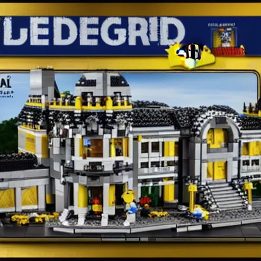 Image similar to mar - a - lago fbi raid lego set, 8 k, unreal engine, ultra hd, highly detailed, intricate