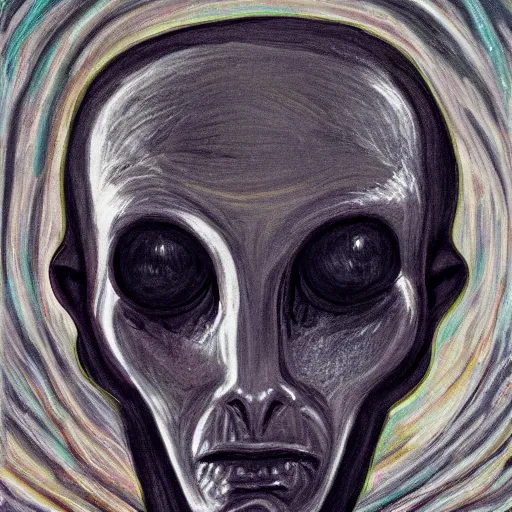 Prompt: portrait of an alien