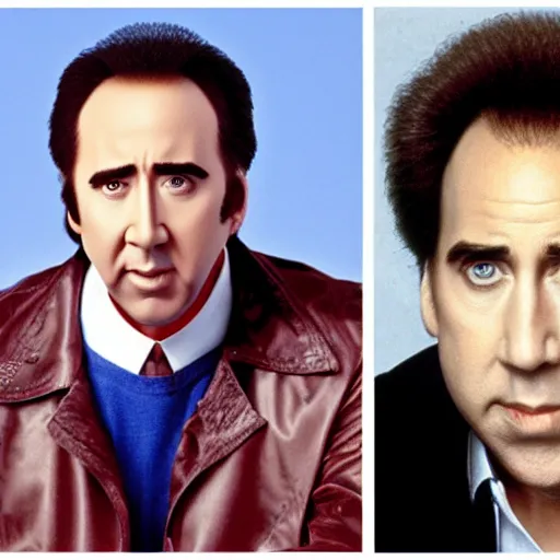 Image similar to nicolas cage on seinfeld