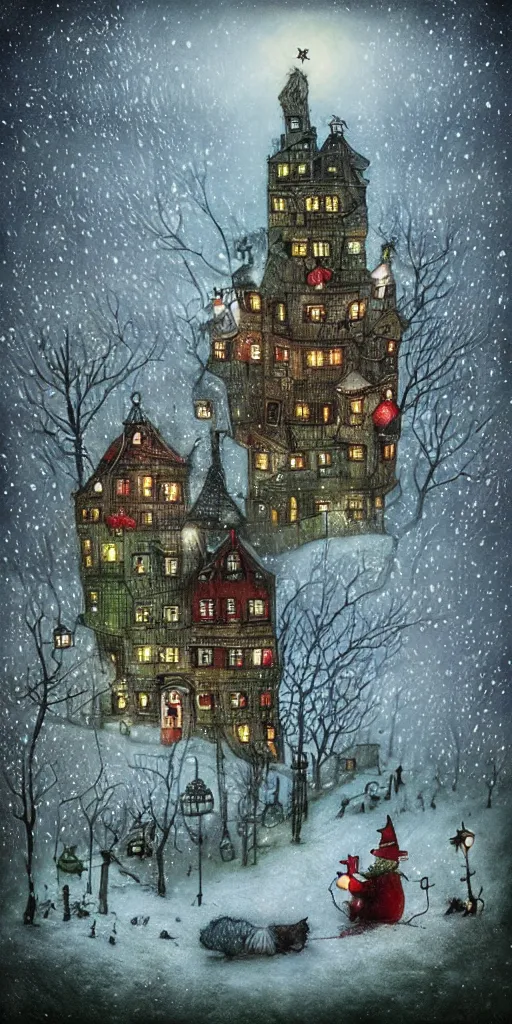 Image similar to christmas eve by alexander jansson