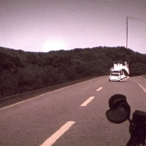 Image similar to lost higway, movie still from David Lynch