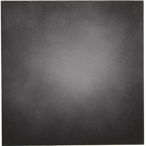 Prompt: filled square of the blackest black ink by karl gerstner, solid color, full frame, 8 k scan, no border