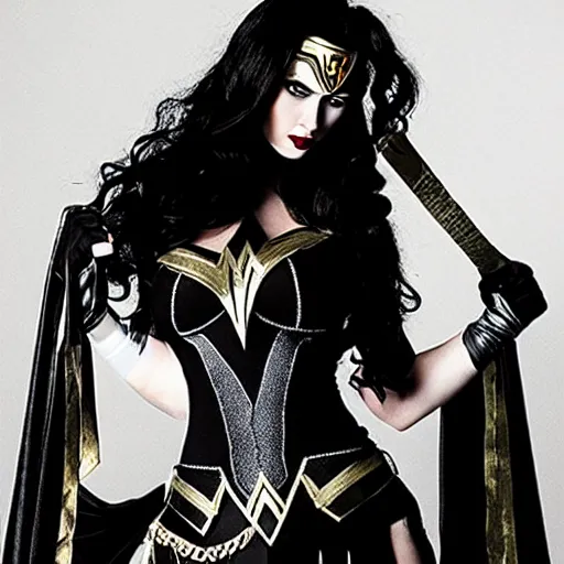 Image similar to Goth Wonder Woman