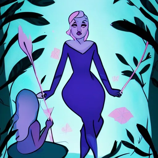 Prompt: persephone in lore olympus