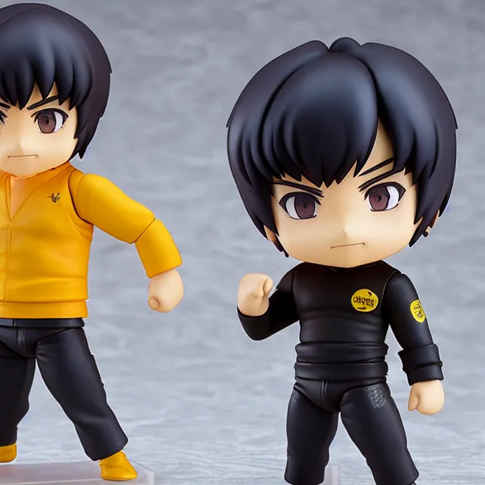 Image similar to Bruce Lee, An anime Nendoroid of Bruce Lee, figurine, detailed product photo