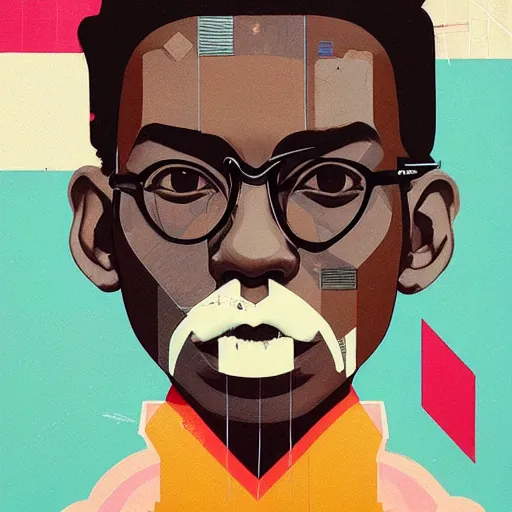 Image similar to Young Thug profile picture by Sachin Teng, asymmetrical, Organic Painting , Matte Painting, geometric shapes, hard edges, graffiti, street art:2 by Sachin Teng:4