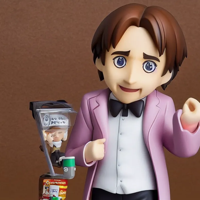 Image similar to alan partridge, An anime Nendoroid of alan partridge, figurine, detailed product photo