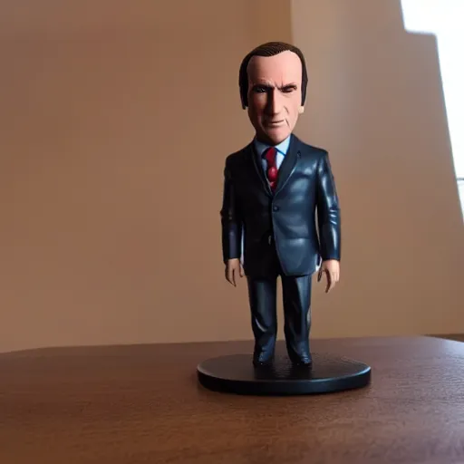 Prompt: saul goodman bobble head