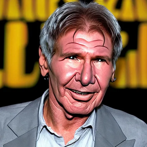 Prompt: harrison ford as The Joker