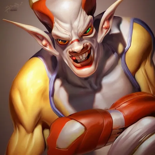 Image similar to earthworm jim, artstation, hd, unreal engine, by artgerm