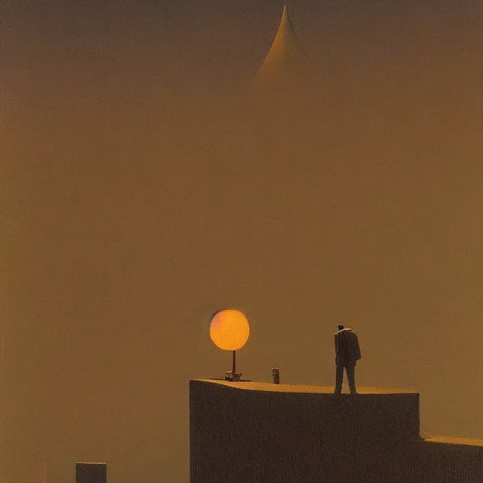 Image similar to the stars are calling me to go home, science fiction, Edward Hopper and James Gilleard, Zdzislaw Beksinski, highly detailed