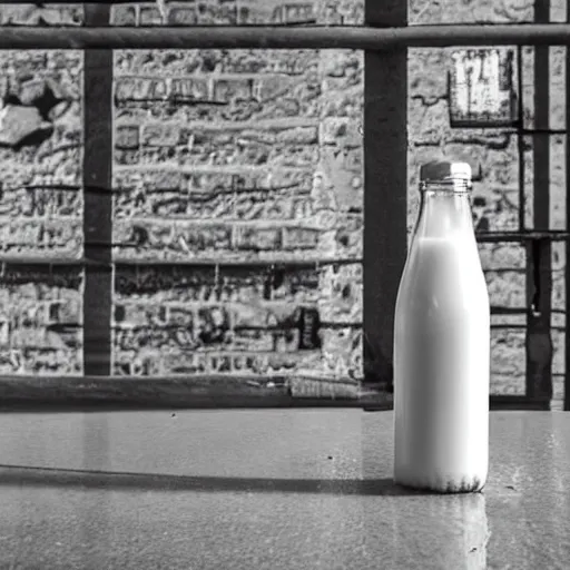 Image similar to bottle of milk inside a jail