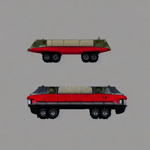 Prompt: HIMARS in the style of Cars by Pixar