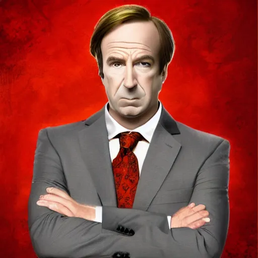 Image similar to saul goodman morphed into a pear