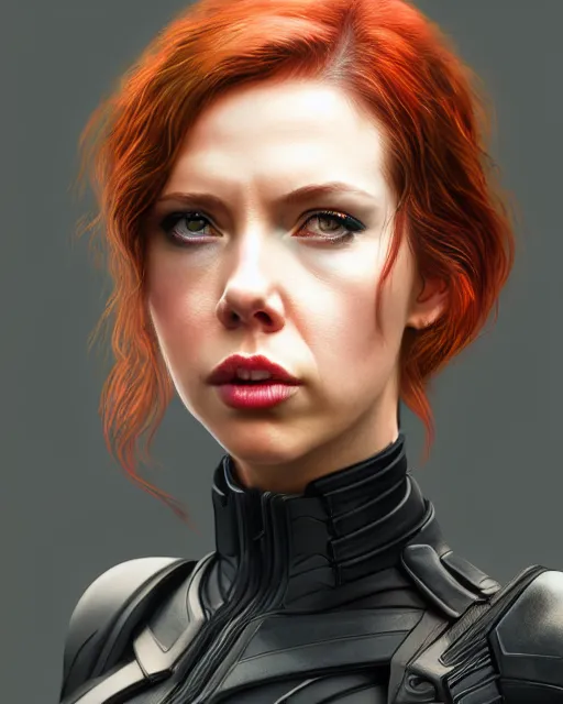 Image similar to Cathy Heaven as black widow, au naturel, hyper detailed, digital art, trending in artstation, cinematic lighting, studio quality, smooth render, unreal engine 5 rendered, octane rendered, art style by klimt and nixeu and ian sprigger and wlop and krenz cushart