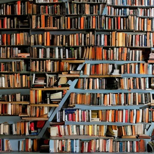 Image similar to hills of books