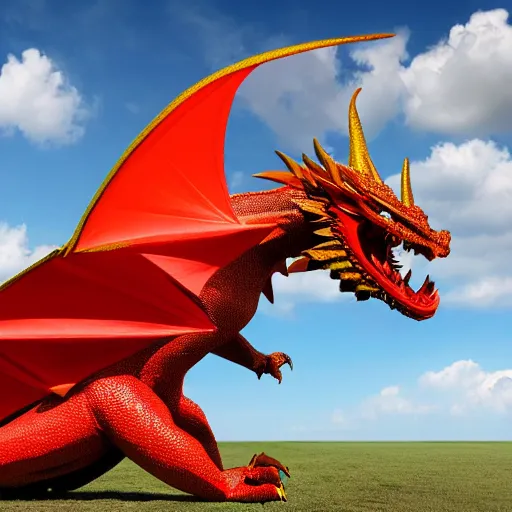 Prompt: huge toy dragon in the backward, photo - realistic, 8 k