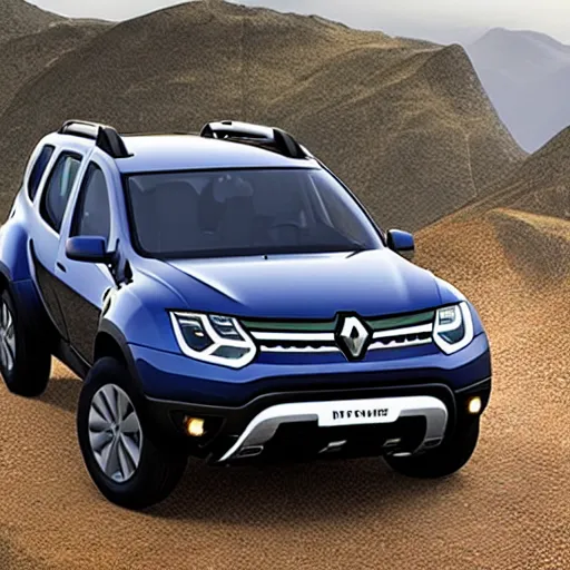 Image similar to Renault Duster as Tesla Cybertruck