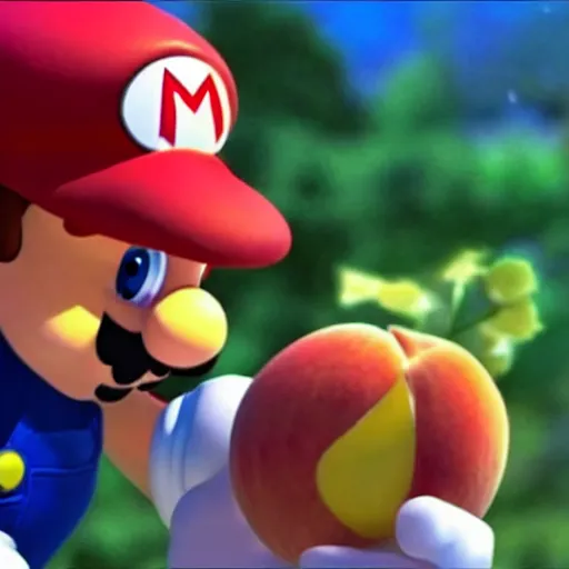 Image similar to “Mario saves peach, live action”