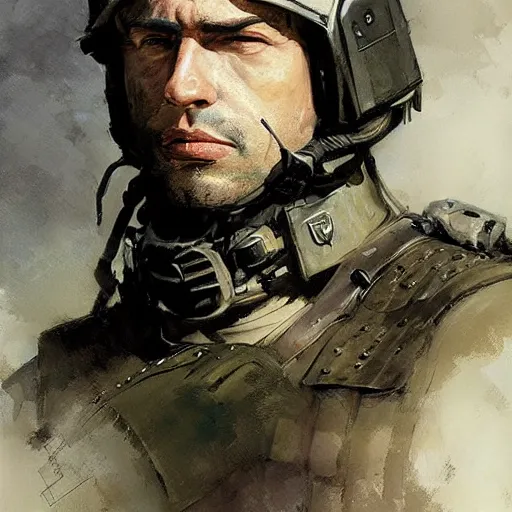 Image similar to portrait of jose de san martin, colourised, face portrait, epic, tragic, military art, fantasy, dieselpunk, hd shot, digital portrait, beautiful, artstation, comic style, by artgerm, guy denning, jakub rozalski, magali villeneuve and charlie bowater