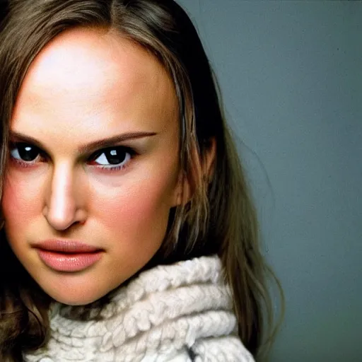 Prompt: face of Norwegian Natalie Portman