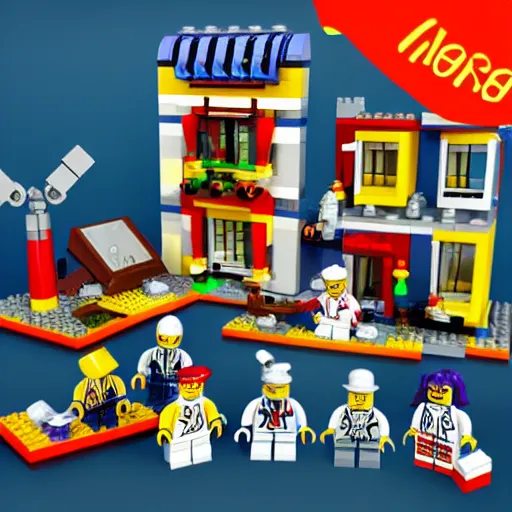 Image similar to clown doctors lego set