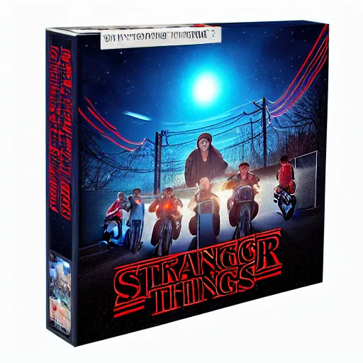 Image similar to futuristic stranger things, 8k ultra hd, hyper detailed