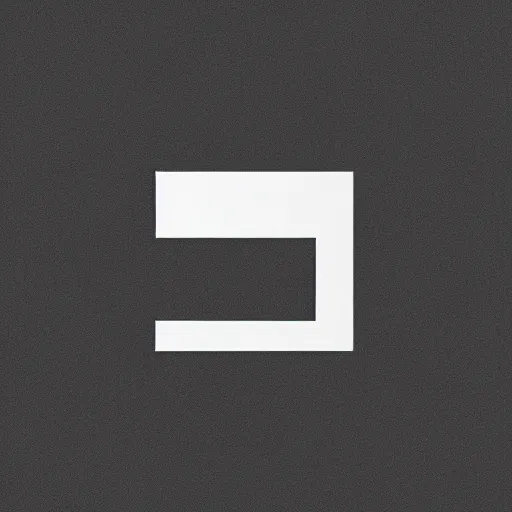 Image similar to minimal logo by karl gerstner, monochrome, centered, symetrical, bordered, 8 k scan