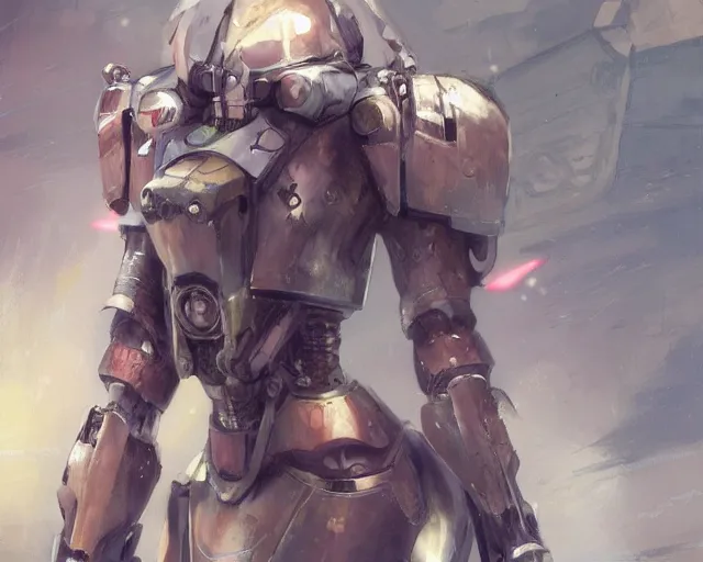 Image similar to waterlily mobile combat suit, waterlily mecha, detailed illustration, concept art, smooth, sharp focus, art by john collier, albert aublet, krenz cushart, artem demura, syd mead