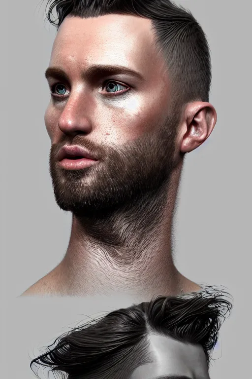 Prompt: epic professional digital art of handsome british male starship hairstylist, by leesha hannigan, iris van herpen, artstation, cgsociety, wlop, epic, much wow, much detail, gorgeous, detailed, masterpiece